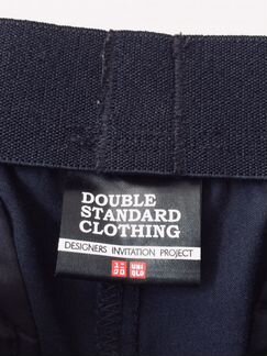 Укороченные тёмно-синие брючки Uniqlo р-р 44