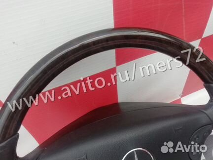 Руль дерево Мерседес W210 рестайлинг