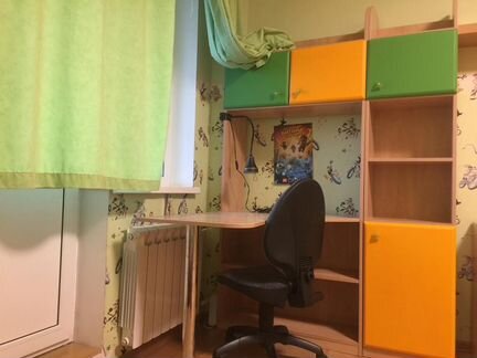 Кровать-чердак, лестница шкаф,стол, колона,тумба