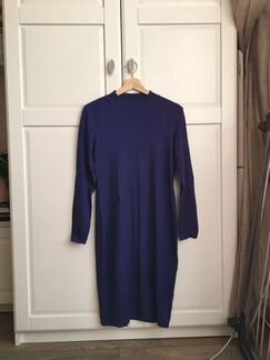 Трикотажное платье на зиму