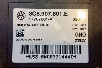 Эбу ручным тормозом Пассат