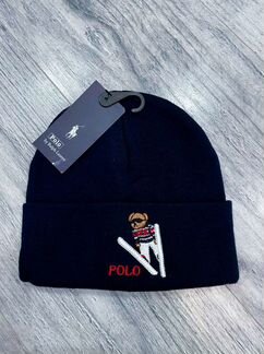 Шапка polo ralph Lauren с мишкой