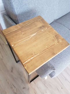 Стол придиванный из массива дерева сосна