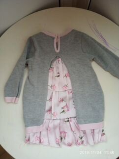 Платье- туника+кофта 92