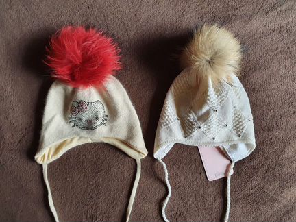 Шапки для девочки 52-54