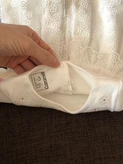 Платье на 1-3 месяца