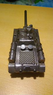 Модель танка су, металл, ручная работа, эксклюзив