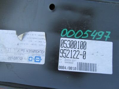 Панель передняя VW golf 2 / jetta 2 (1984-1992) ни