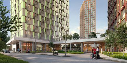 1-к апартаменты, 43.2 м², 11/21 эт.
