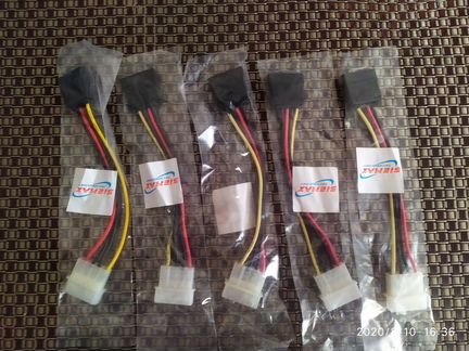 Кабель питания ningbo TL-ATA, Molex 8980 - SATA