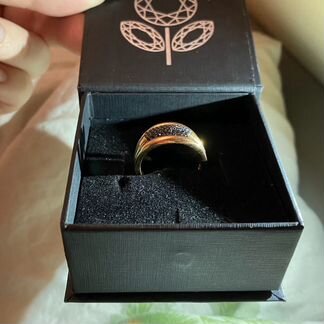 Кольцо Swarovski с кристаллами