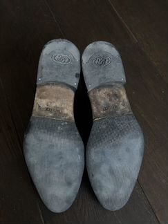 Туфли кожаные лаковые Meucci