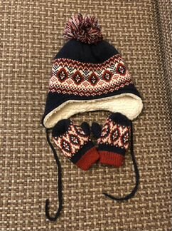 Зимняя шапка 1-3 года