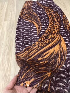 Новая юбка трикотажная с прозрачными пайетками с э