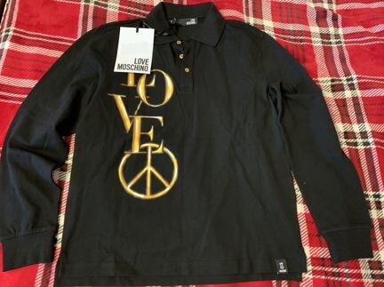 Поло Love Moschino мужское новое