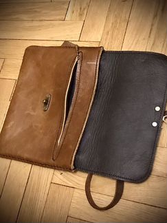 Сумка кожаная 23х27 см