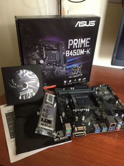 Материнская плата asus Prime b450m-k