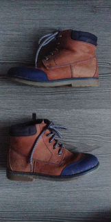 Ботинки высокие кожа демисезон