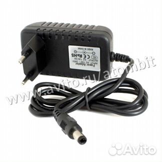 Блок питания DC 12V 2A 2000mA 5.5x2.1-2,5 мм
