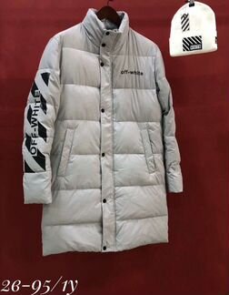 Парка off white зимняя