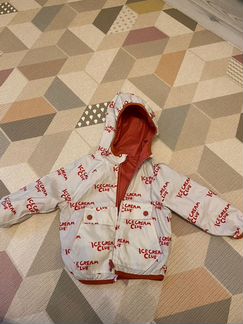 Детская непромокаемая куртка zara 86 см