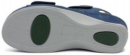 Ортопедические босоножки синего цвета