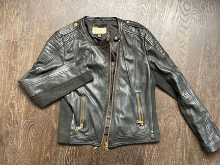 Кожаная куртка женская Mango 46