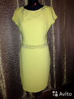 Желтое, летнее платье Турция