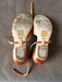 Туфли для бальных танцев б/у, размер 20.5