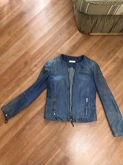 Кожаная куртка Massimo dutti