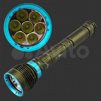 Фонарь 14000 Люмен, Алюминиевый сплав, Дайвинг