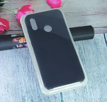 Чехол-накладка для huawei Honor 8X silicone case NL темно-синий (8)
