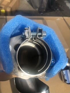 Насадки выхлопа хром полировка BMW 5 G серии дизел