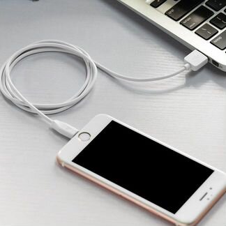Кабель Hoco X1 USB lighting white 3m