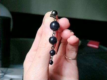 Серьги натуральные камни Авантюрин