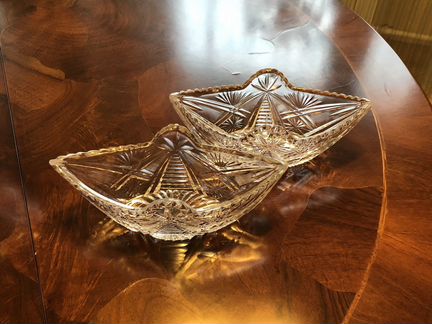 Ваза хрустальная