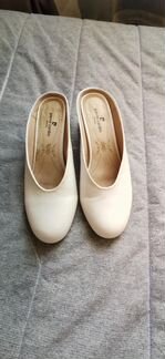Pierre Cardin белые туфли без задника