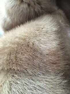 Норковая шуба 90см ленмех 42р-р