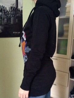 Теплая толстовка,расписанная вручную