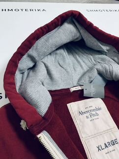 Abercrombie Fitch Толстовка красно-винная