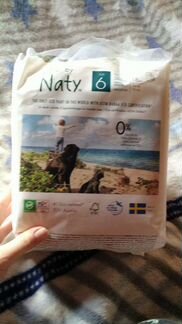 Подгузники трусики eco by naty 6 (18шт)