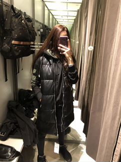 Жилетка Zara кожаная