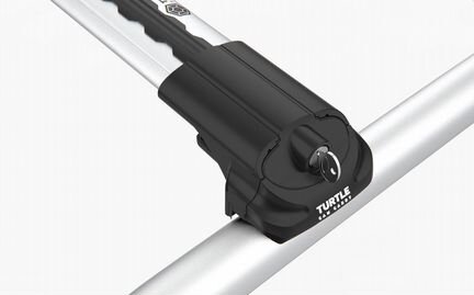 Багажник Turtle на стандартный рейлинг серебро