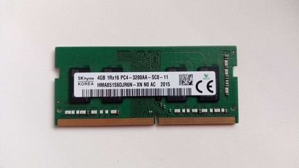 Оперативная память SK hynix DDR4 4GB 1Rx16 3200