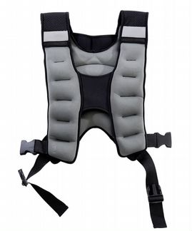 Жилет-утяжелитель серый, 10 кг