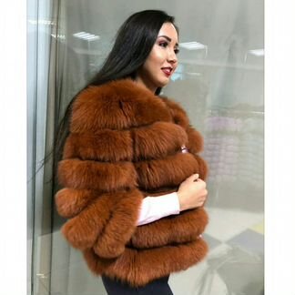 Шуба из песца