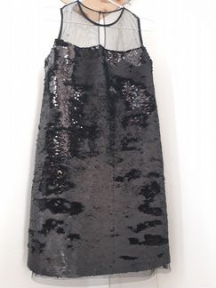 Волшебное черное платье с пайетками