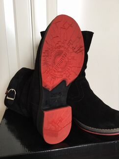 Сапоги замшевые с овечьей шерстью