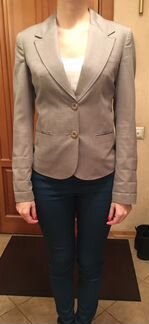 Серый классический пиджак Bovona