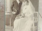 Свадебные фотокарточки начала XX века